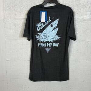 Columbia Men's Mako Graphic T-Shirt - Charcoal Heather Small